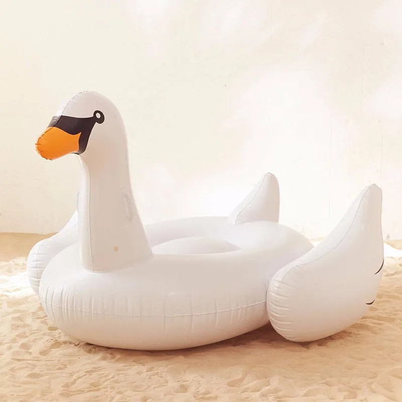 Free-Shipping-150cm-Big-Inflatable-White-Swan-With-Handle-Pool-Water-Float-Toy-For-Kids-And (3)