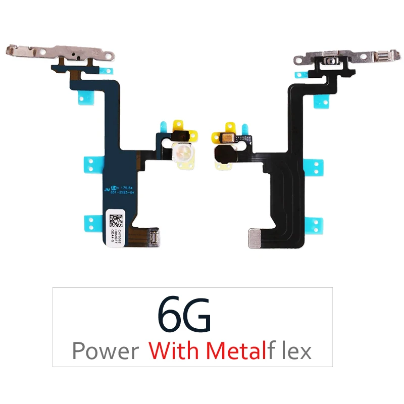 

1pcs Power Flex Cable Repair Part For iPhone 6 6G 4.7" Switch On Off Sensor Proximity Ribbon With Metal Holder