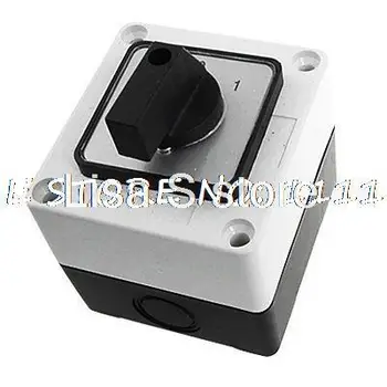 

Rotary Selector On/Off 8 Screw Terminals Enclosed Changeover Switch