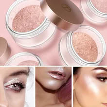 4 цвета мерцающий Блестящий хайлайтер порошок осветитель водонепроницаемый Осветляющий порошок 3D контур лица