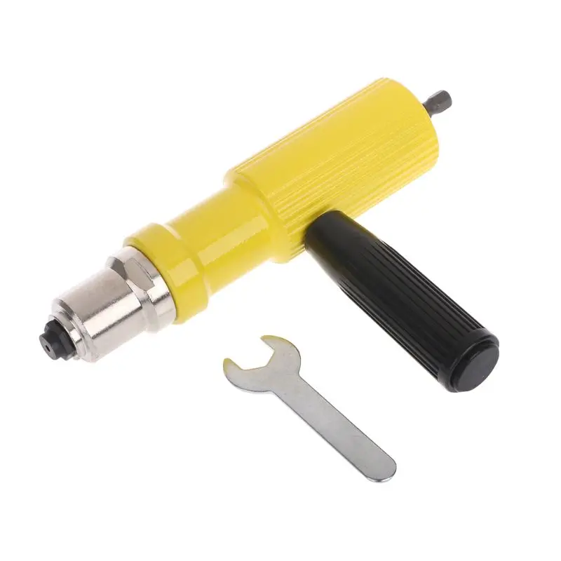 

Electric Rivet Nut Gun Riveting Tool Cordless Drill Adaptor Riveter Insert Adapter Power Tool