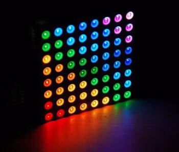 

1PCS 5mm 8*8 8x8 Full Colour RGB LED Dot Matrix Display Module Common Anode L