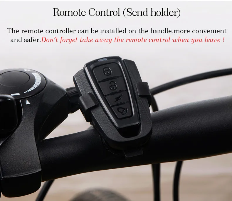 Flash Deal ROCKBROS Cycling Waterproof Anti Theft Bike Bicycle Smart Taillight Lamp Alarm Remote Control Safe Flashlight Bike Accessories 11