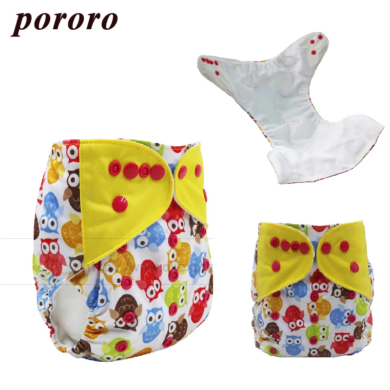 [Pororo] Reusable Cloth Diaper Cover PUL Waterproof Cover Owl Cute