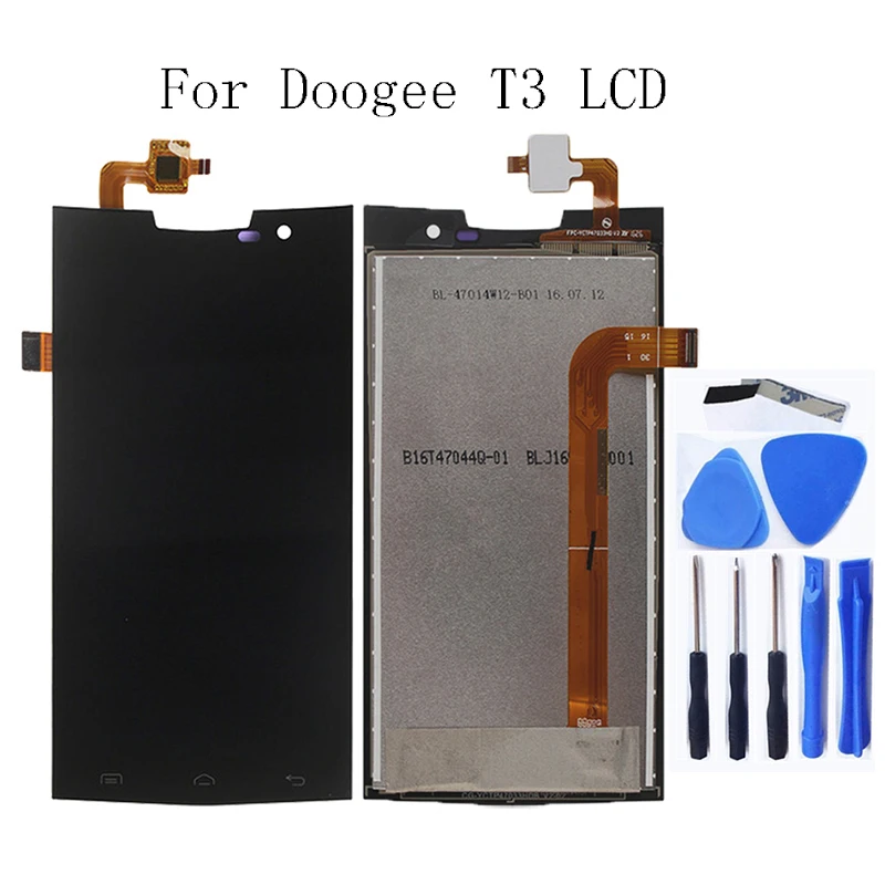 

For Doogee T3 LCD Monitor Touch Screen Digitizer Repair Parts for Doogee T3 LCD Display Replacement Free Tool Free Shipping