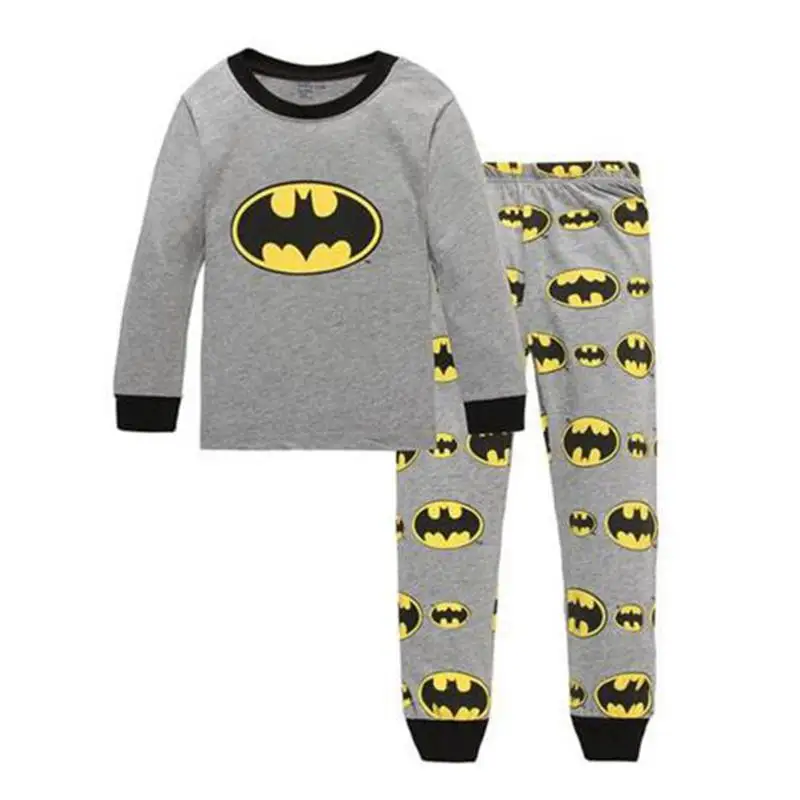 Hot Children Pajamas Set Sleepwear Pyjamas Kids Boys Christmas underwear Suit Baby Girls Pajamas Cotton Spiderman Set