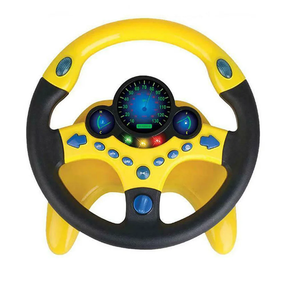 Горячая Детский пилот имитация рулевого колеса гоночный драйвер игрушка образовательные звуковые игрушки