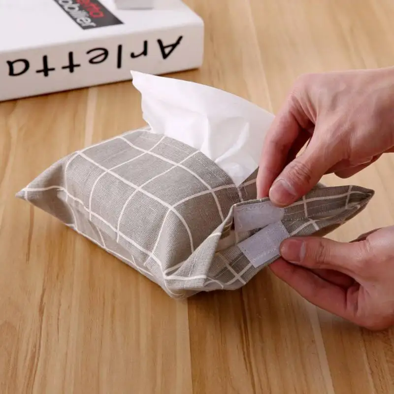 

Cartoon cloth Table Decoration Home Car Storage Tissue Case Box Container Towel Napkin Papers BAG Holder BOX Case Pouch