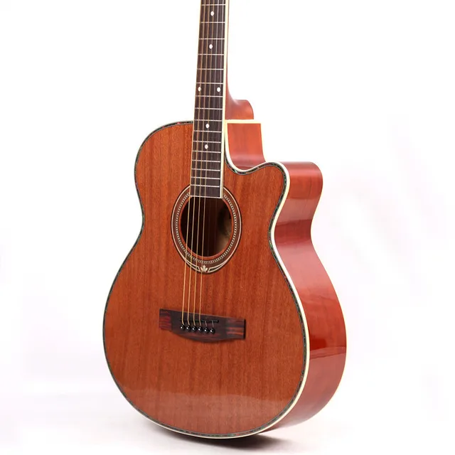 Cheap 40-19 NEW guitars 40 inch high quality Acoustic Guitar Rosewood Fingerboard guitarra with guitar strings