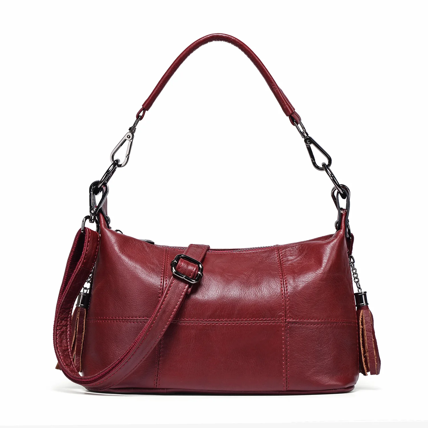 www.bagsaleusa.com : Buy Women Genuine Leather Bag Messenger Bags Tote Handbags High Quality Cow ...