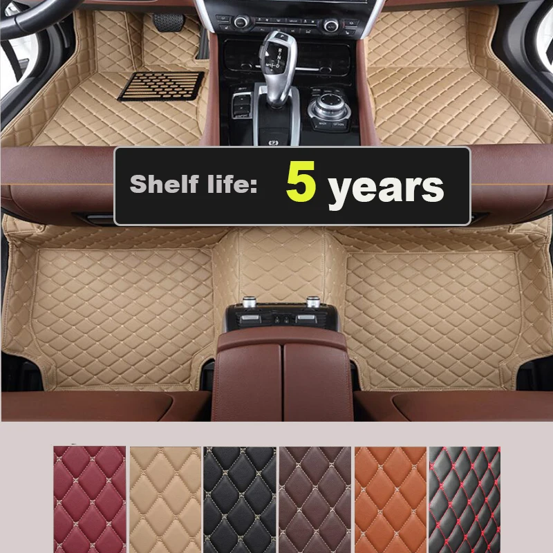 

Car Floor Mats Foot Carpets Step Mats For LEXUS IS300 2006.2007.2008.2009.2010.High Quality Embroidery+Leather+XPE Mats