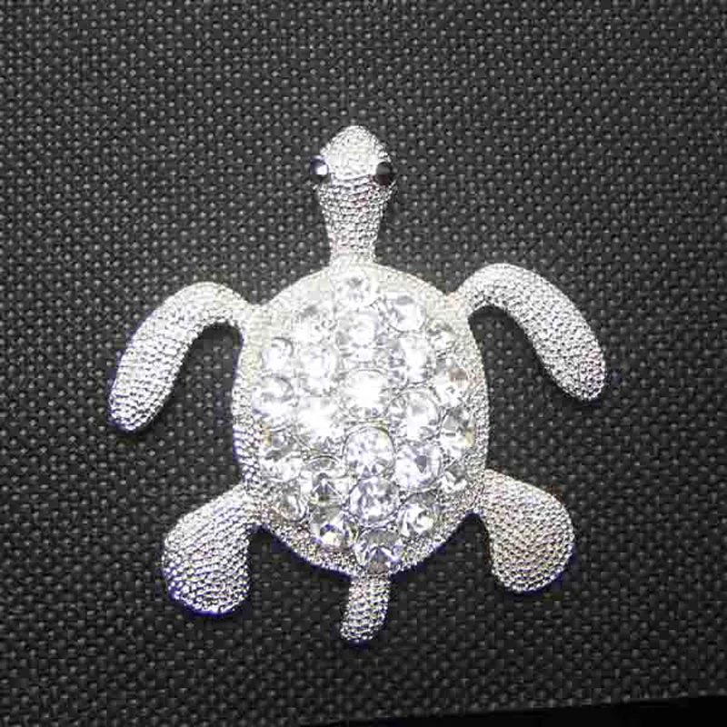 

New crystals metal sea turtle charm lady's flip flop interchangable DIY decoration button accessory with screw rivet 6pcs x