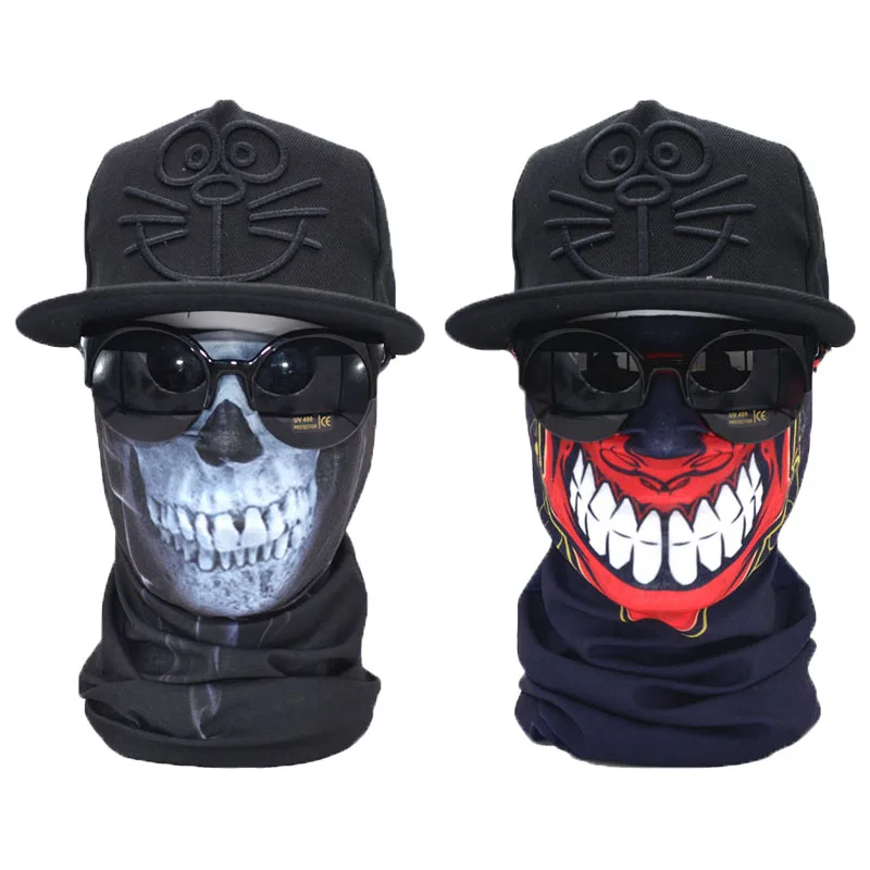 

Skull Face Shield MASK Bandana 2pcs