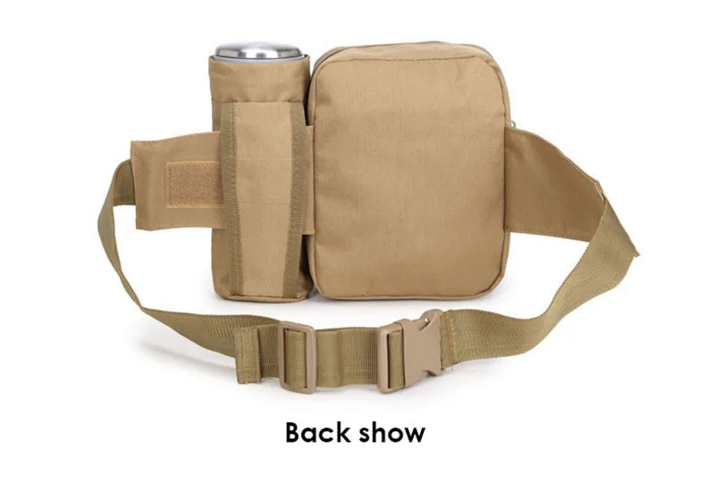 Спортивная поясная сумка унисекс, съемный держатель для бутылки с водой, поясная сумка, тактическая сумка для путешествий на открытом воздухе, военная техника