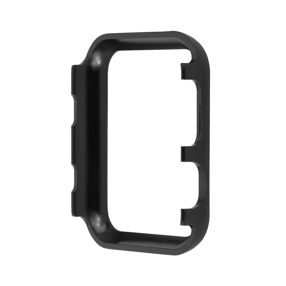 Блестящий жесткий защитный чехол-бампер для Apple Watch case Series 5 4 3 2 1 38 мм 42 мм 40 мм 44 мм