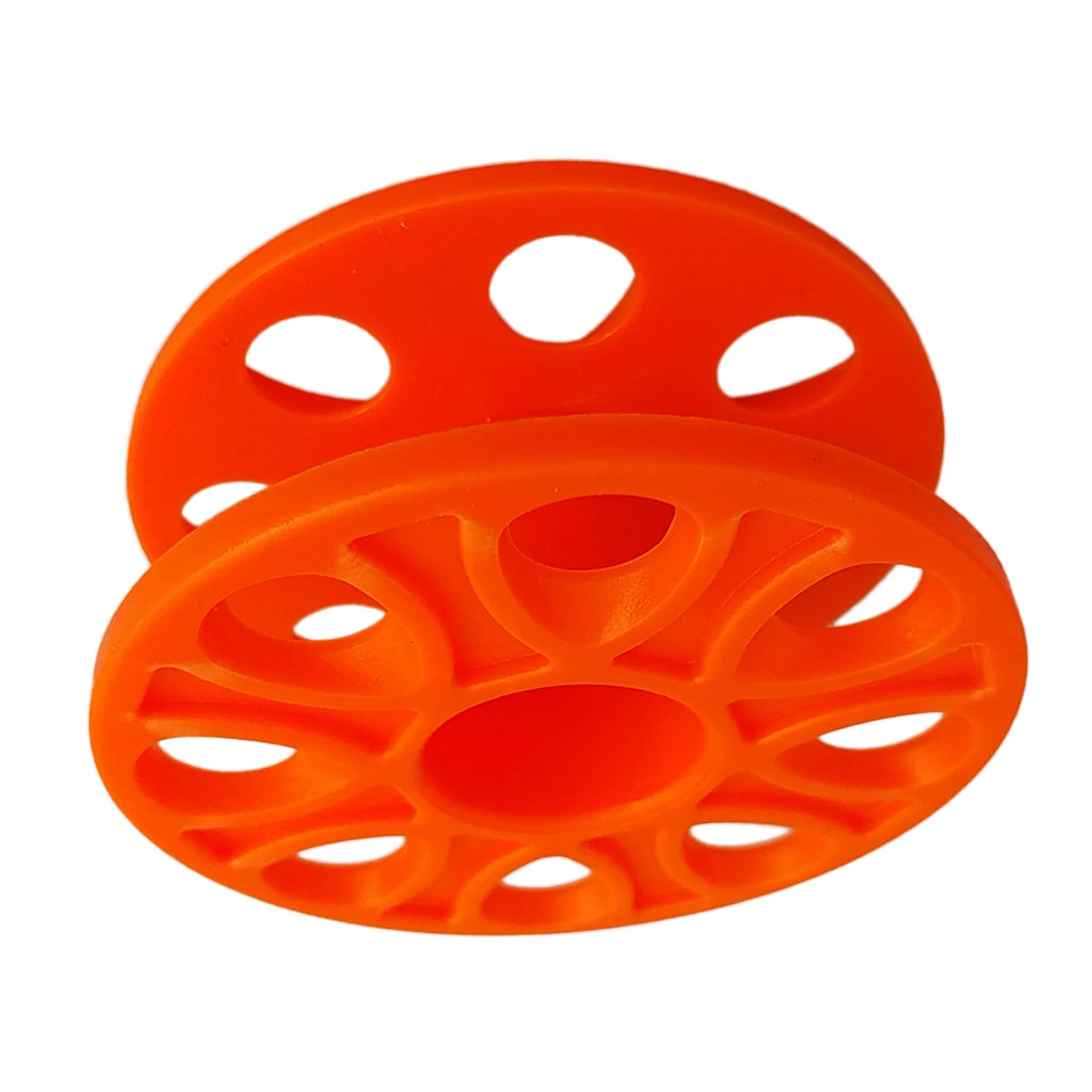 3Pcs/Lot Plastic Compact Scuba Diving Finger Tech Spool Wreck Dive Reel Underwater Snorkeling Guide Line Blank Spool