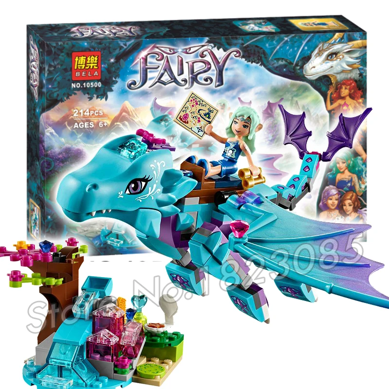 214pcs font b New b font The Water Dragon Adventure Building Brick Blocks Minifigures Princess font