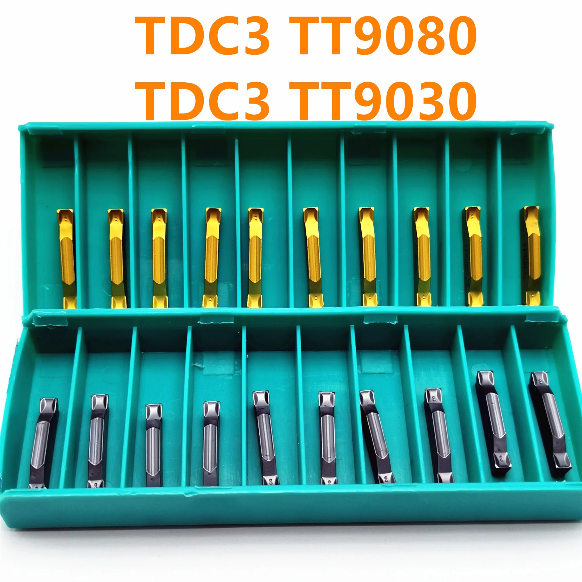 

Tungsten Carbide TDC3 TT9030 TT9080 Grooved Carbide Insert TDC Lathe Tool Turning Tool and Milling Tool