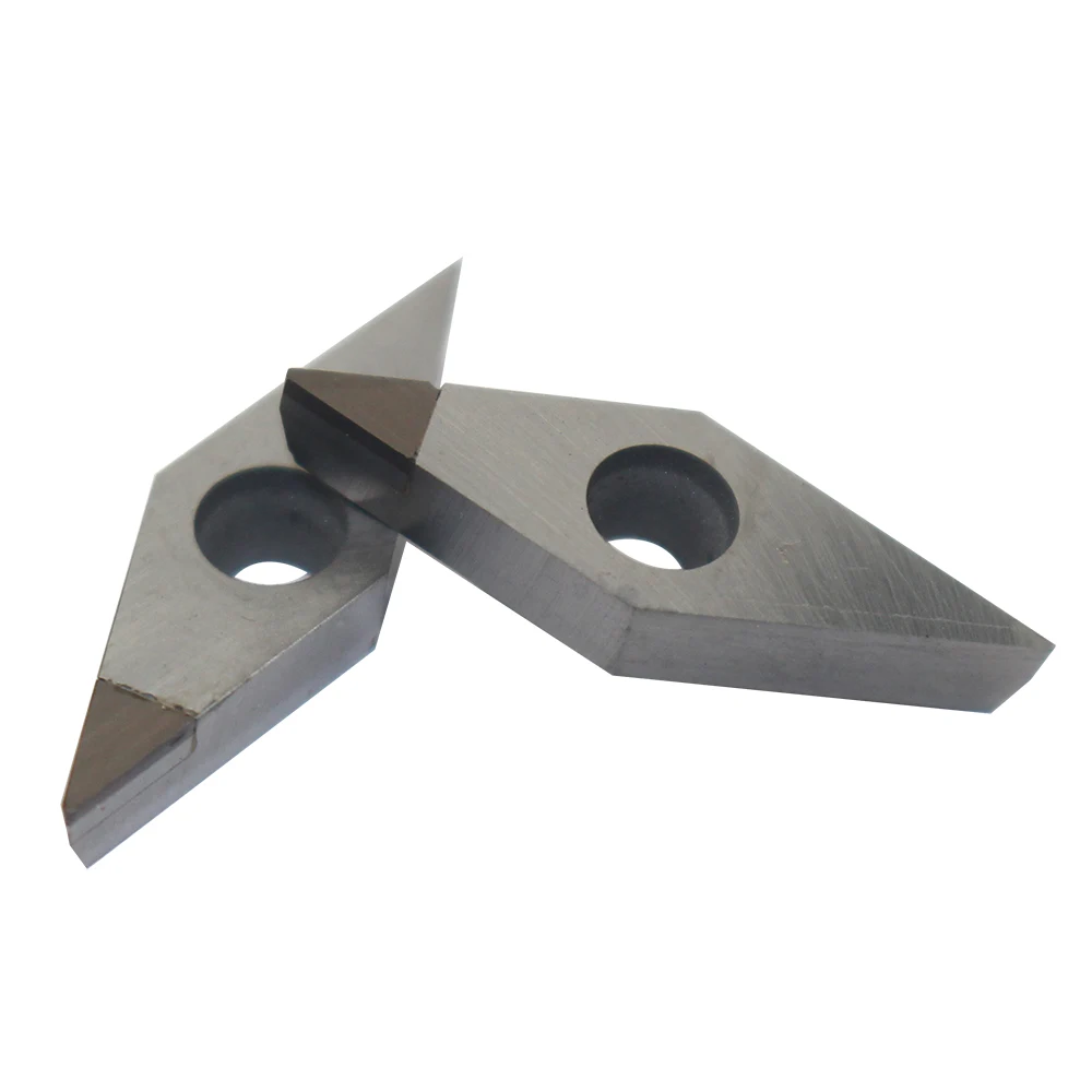 2PCS VBGT110302 CBN Cutting Tools CNC Copper Processing Carbide Inserts