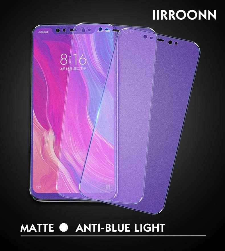 2 шт./лот закаленное матовое стекло для Xiaomi Mi 8 SE lite Защита экрана xiaomi 6D с защитой от