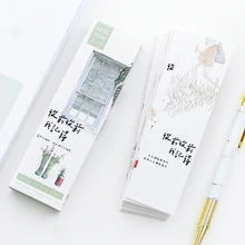 30 шт./кор. Творческий fpast жизнь бумажная Закладка для книги канцелярские принадлежности закладки, принт с героями мультфильмов Kawaii, поощрительный подарок школьные принадлежности papelaria