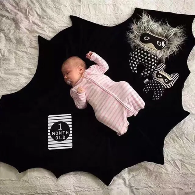 Baby Play Mats Cotton Batman Playmat Black Bat Stroller Bedding Baby Play Mats Cotton Batman Playmat Black Bat Stroller Bedding Blanket Infant Bebe Carpet Crawling Newborn Swaddling Pad