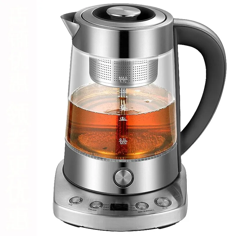 Electric kettle Full automatic glass steam boiling tea pu 'er black