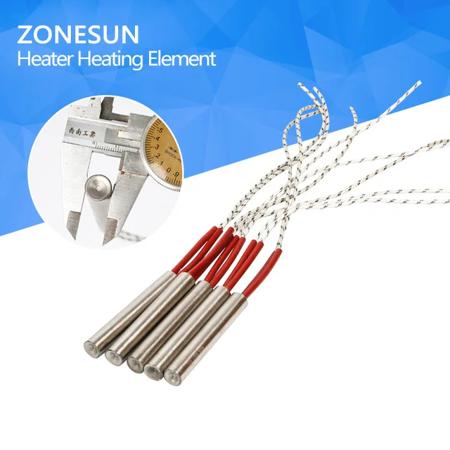 

ZONESUN customized Heating Element Mould Wired Cartridge Heater