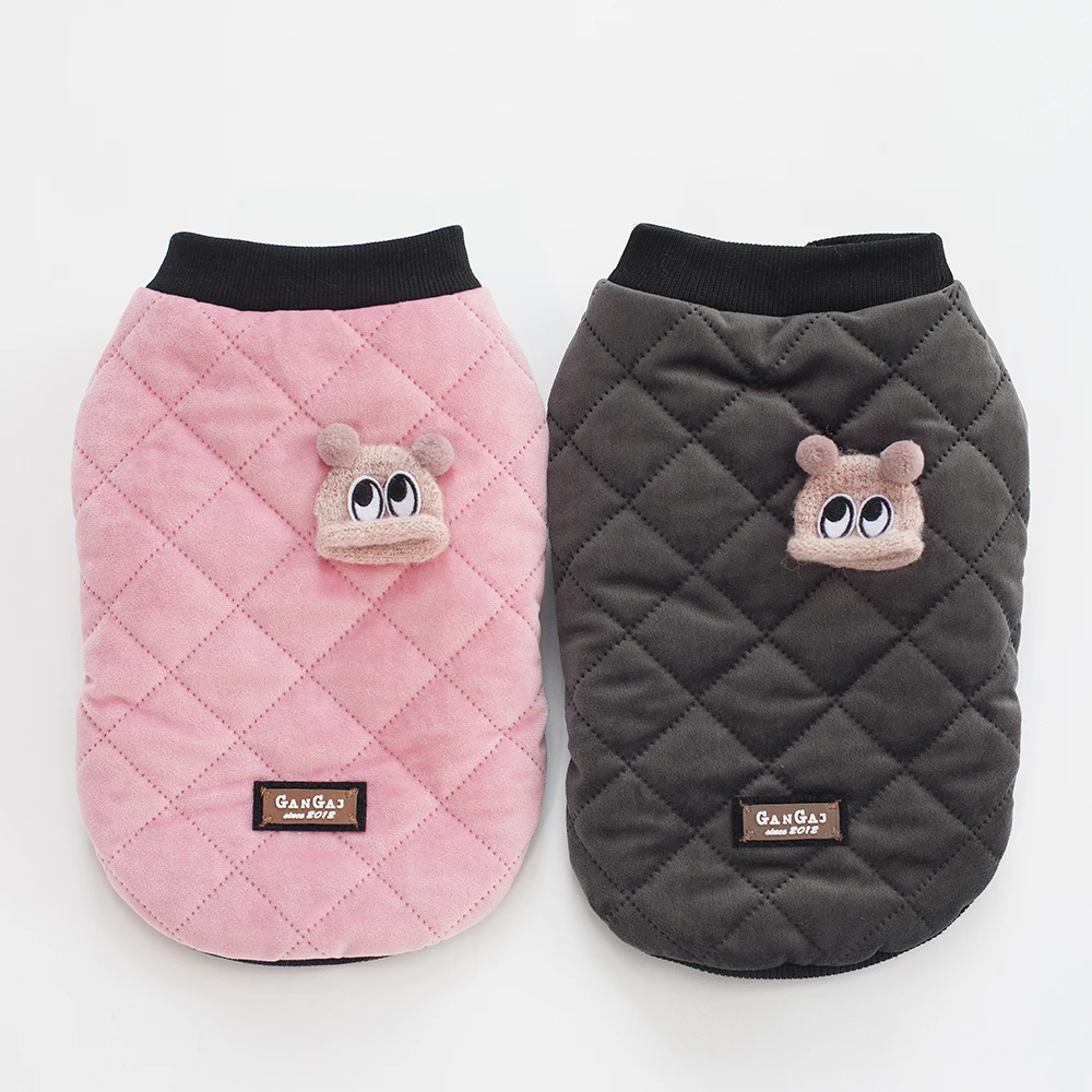 New Plaid Dog Cat Coat Hoodie Pet Puppy Jacket Winter Warm Outfit Clothes Apparel 5 sizes 2 Colours