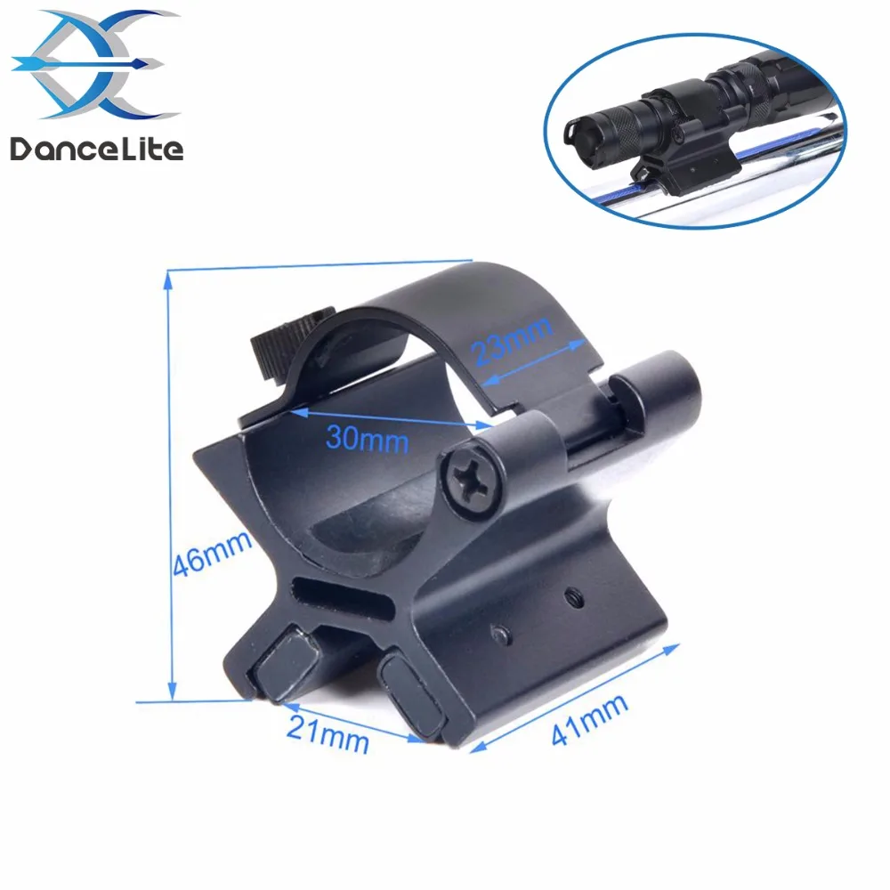 

1PC BIG 30mm Dia Tactical Aluminum Mount HA III Magnet "X"-Shape Flashlight Barral Holder Clamp