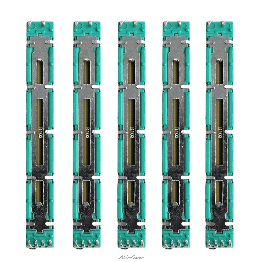 

5 Pcs 75 MM Double B10K Original B10KX2 Behringer Pot Mixer Fader