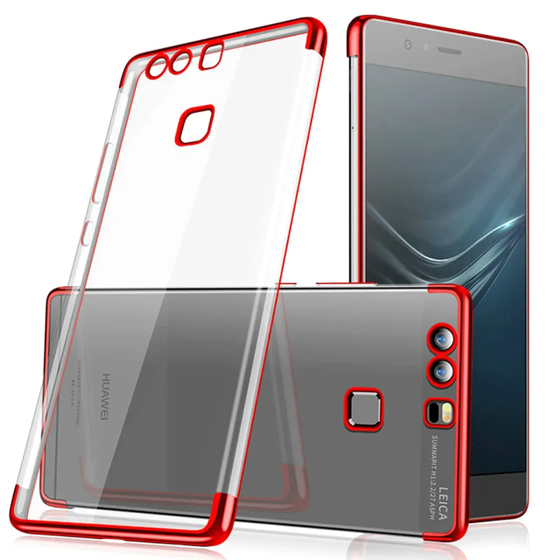 

TPU Soft Case For Huawei P10 Lite Plating Case Electroplate Phone Back Cover For Huawei P9 P9 lite / P10 Lite 5.2'' Shell Coque