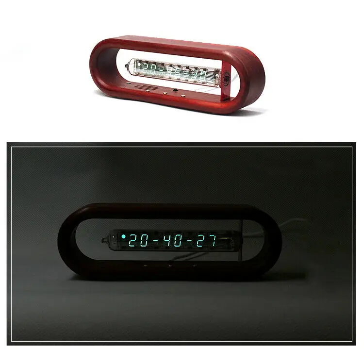 Винтажные Фотоэлектрические часы Nixie Tube с таймером и пультом дистанционного