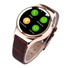 2016 neue Tragbare Geräte Runde Stil Bluetooth Smart Uhr T3 SmartWatch Unterstützung SIM TF Karte uv-detektion für ios android telefon