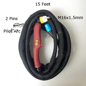 

P-80 P80 15 Feet Torch Complete Panasonic style Plasma Cutter Cutting Torch Pilot Arc for LGK63 LGK80 LGK100