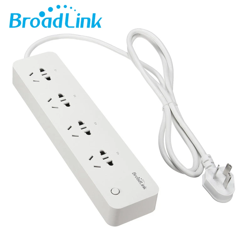 Pаспродажа Broadlink MP1 умный дом Wi Fi синхронизации Plug Мощность полосы 4 Порты отдельных Беспроводной удаленного Управление умная электроника