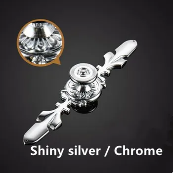 

modern simple fashion knob with backplane furniture knob shiny silver cabinet drawer knob pull chrome dresser door pull handle