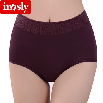 

Innsly Underwear Women Panties Modal Breathable Seamless Slimming Mid-Rise Plus Size Solid Female Sexy Briefs Women's Panties