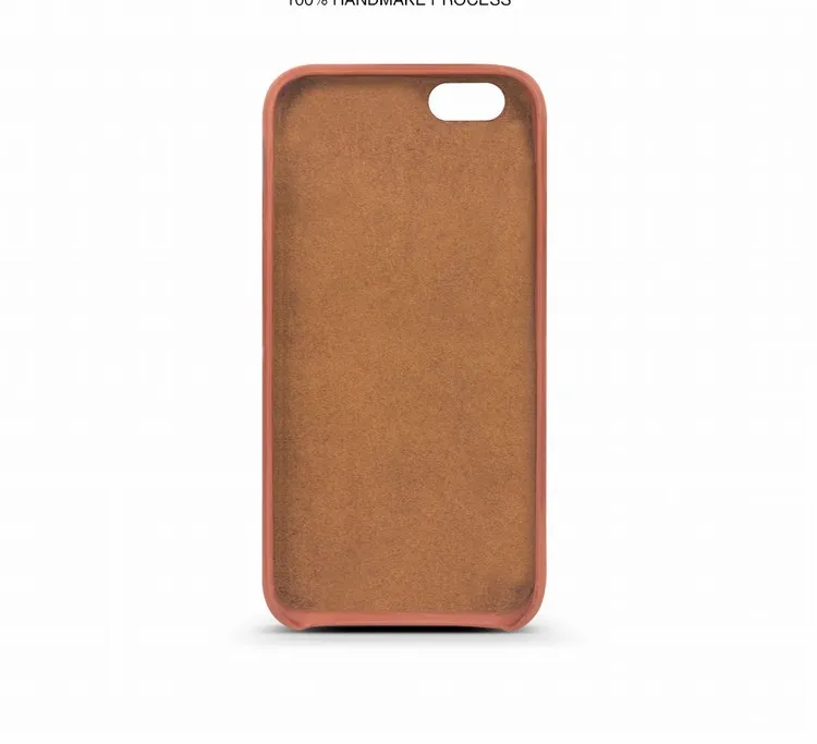 QIALINO чехол-накладка из натуральной кожи для iPhone 6 и 6 S, Модный чехол со слотом для карт для iPhone 6/6s Plus 4,7/5,5 дюймов