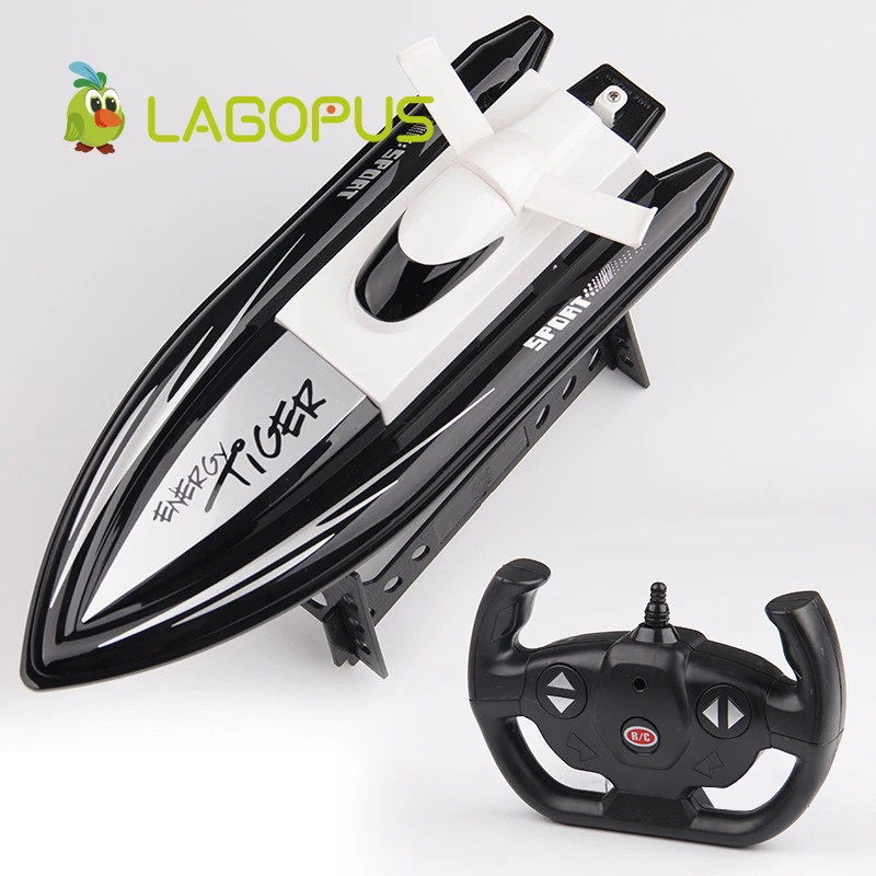 lagopus High Speed RC Boat Toys for Children 2.4GHz Remote  Control Racing Boat 4 Channels Electric Boat Model Gift for Kids