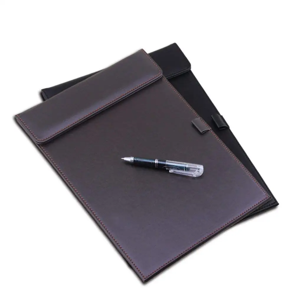 

Business Leather A4 paper Letter clipboard Office Hotel Writing Pad for Meetings and Executives During Travel