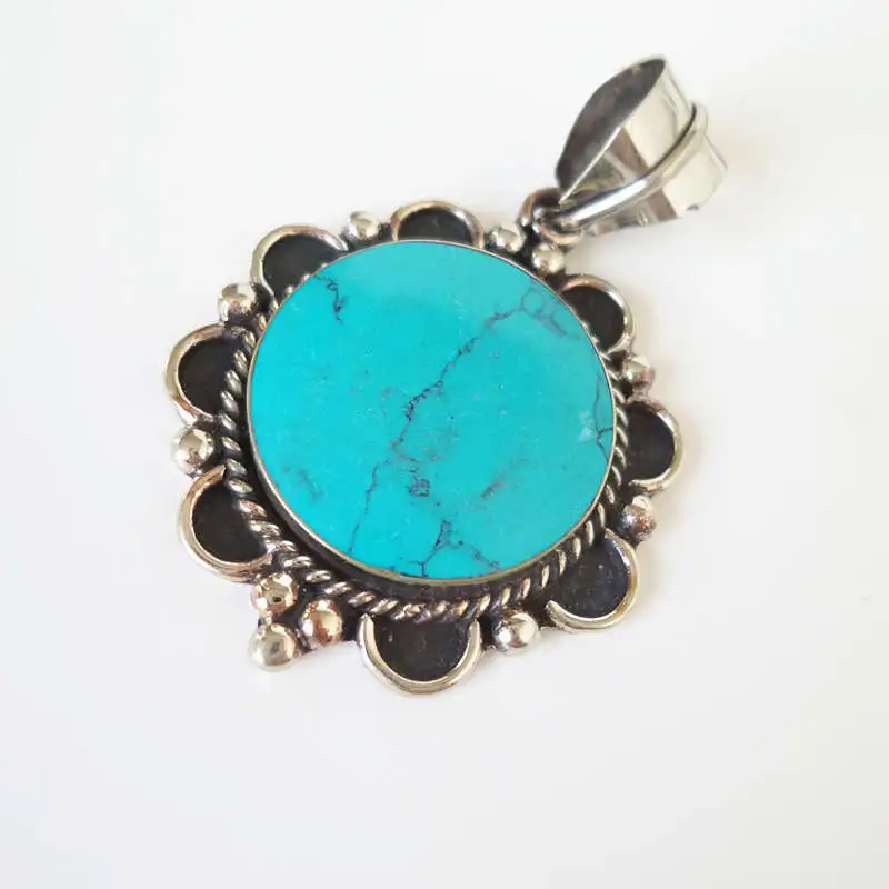 TBP187 тибетские Подвески для рук подвески из меди в виде цветка Непала|flower charm|charm
