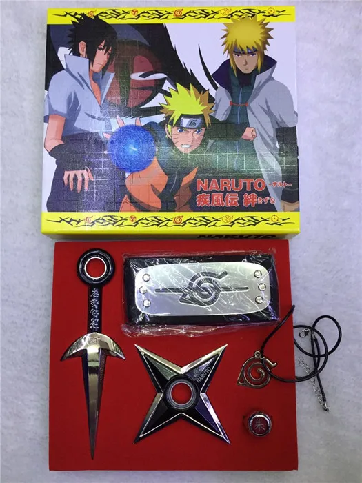 

Naruto key chain Weapons One Set Metal Toy Sword Naruto Kunai Knife Throwing Set Toys Ninja Knife Naruto key ring Weapons model