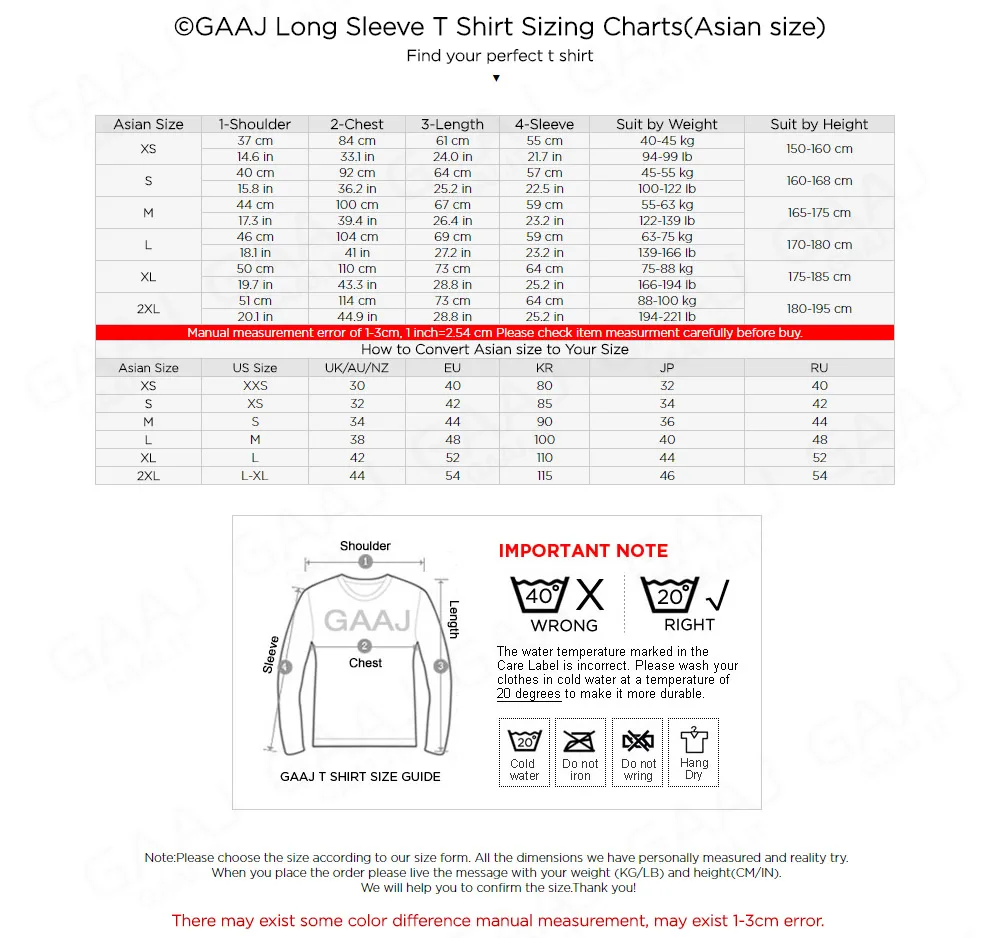 Eton Size Chart