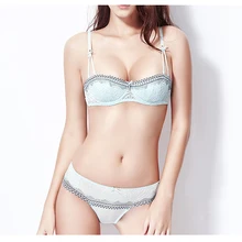 Женский Сексапильный сексуальный комплект бюстгальтера с чашечками A, B, C, D, пуш-ап, женский кружевной брендовый бюстгальтер с вышивкой, комплекты трусиков, интимное нижнее белье, трусики размера плюс