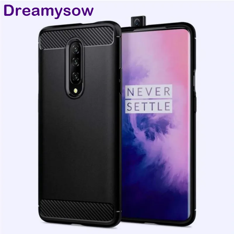 

For OnePlus 7 Pro Silicone Case Soft TPU Cover Carbon Fiber Case For Oneplus 7 6 6T 5 5T One Plus 7Pro Slim Phone Case Back Capa