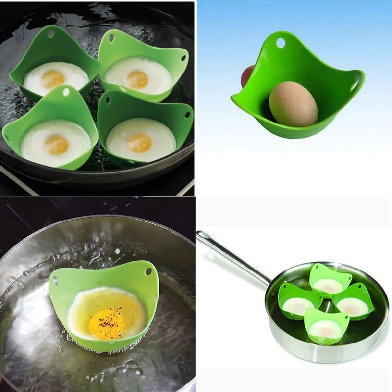 1 шт. Силиконовые Яйцо-пашот кухонные аксессуары Гибкая форма для яиц Poacher инструменты для приготовления яиц