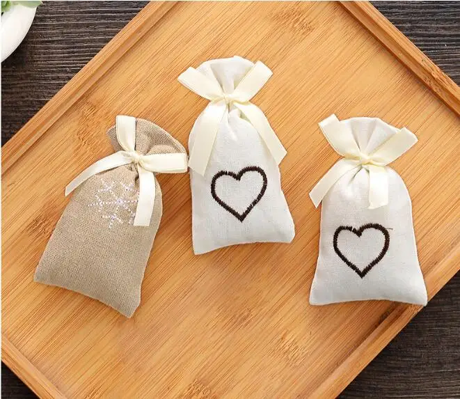 1PC Natural Incense Cotton Sachet Bag Wardrobe Car Flavor Aromatize Wardrobe Car Aromatherapy Desiccant Sachet Carbon Bag LF 183
