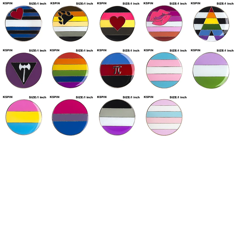 Rainbow Pride Pin Badge LGBTQ Gay Enamel Lapel Metal Brooch Jewellery Rainbow Pride Pin Badge LGBTQ Gay Enamel Lapel Metal Brooch Jewellery