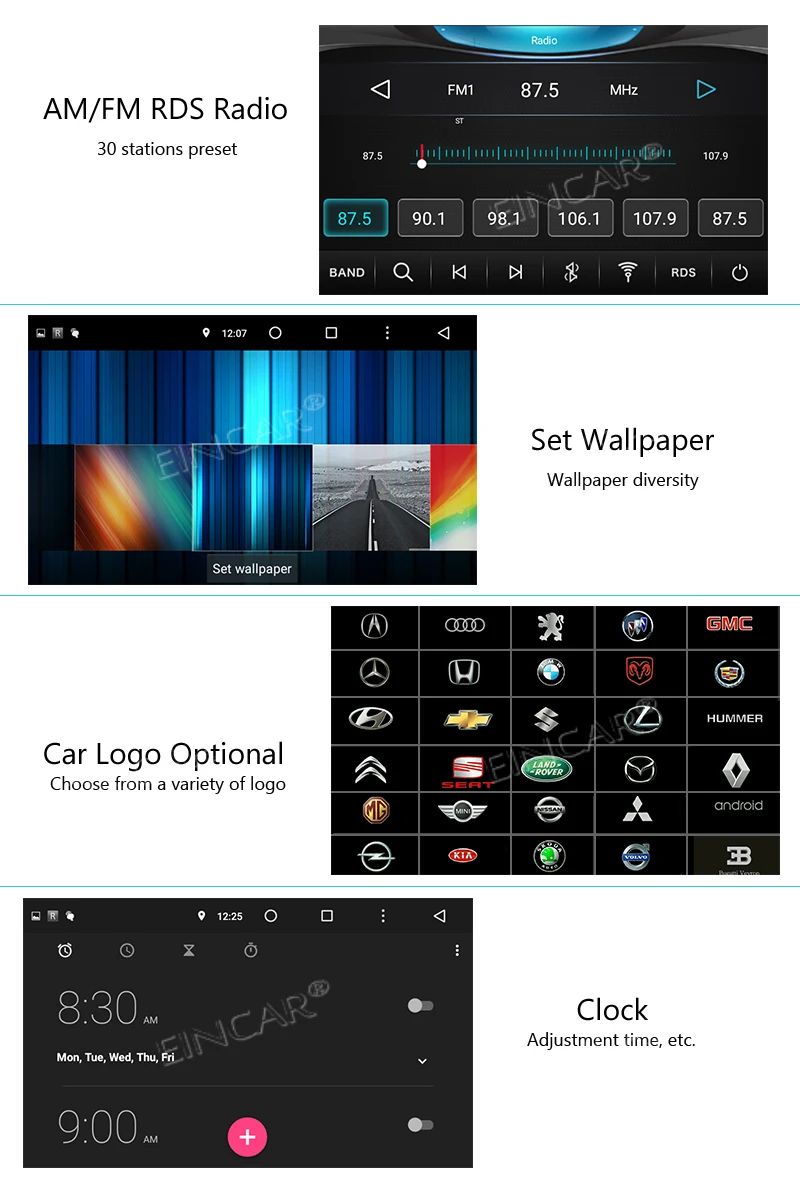 

Car Stereo DVD Multimedia Player 6.2 inch Octa Core Double 2 Din in Dash Automotive Radio Video Player in Dash Car Deck GPS Navi